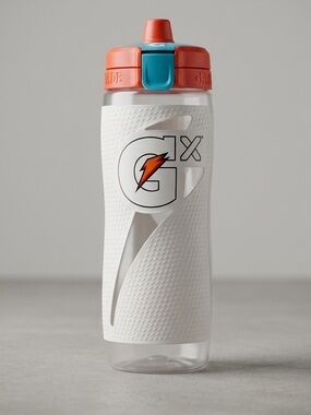 Gatorade GX 30 oz Squeeze Water Bottle White